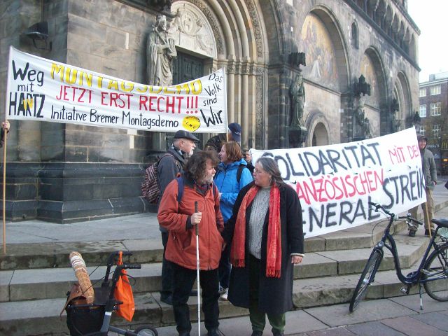 Solidarität mit dem französischen Generalstreik