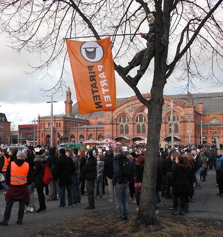 Anti-Acta-Demo in Bremen am 25. Februar 2012