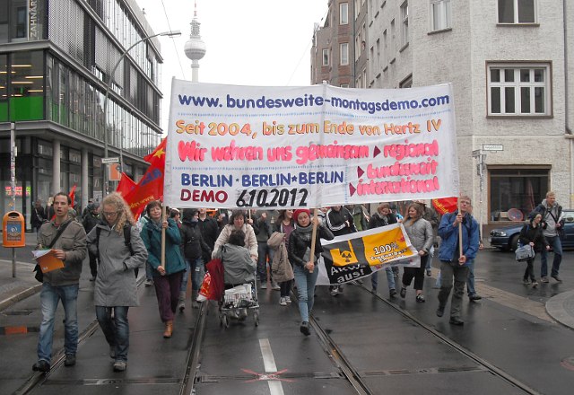 9. Herbstdemonstration gegen die Regierung 
am 6. Oktober 2012 in Berlin