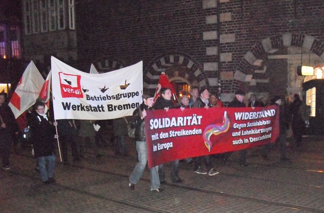 Europäischer Streik- und Aktionstag am 14. November 2012 (Bremen)