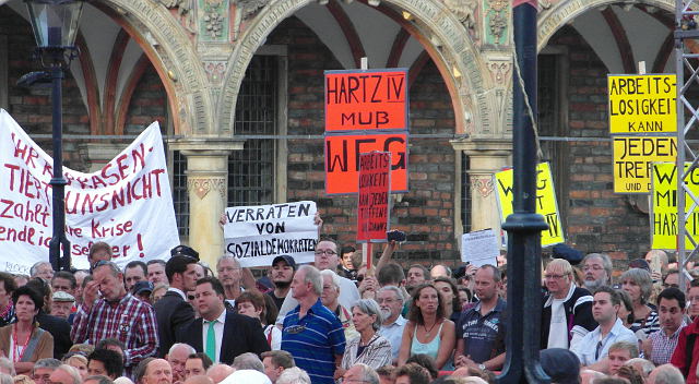 Wahlkampfauftritt von Peer Steinbrück 
in Bremen am 28. August 2013