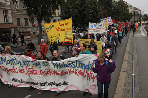 11. Herbstdemo der Montagsdemobewegung 
am 13. 9. 2014 in Berlin