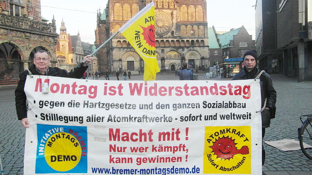 608. Bremer Montagsdemo am Fukushima-Gedenktag