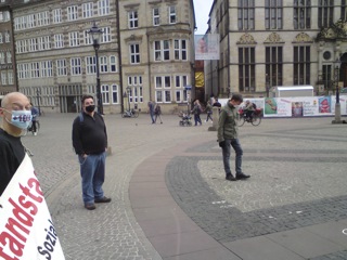 Bremer Montagsdemo, 8. Juni 2020 (Fotos: Jobst Roselius)