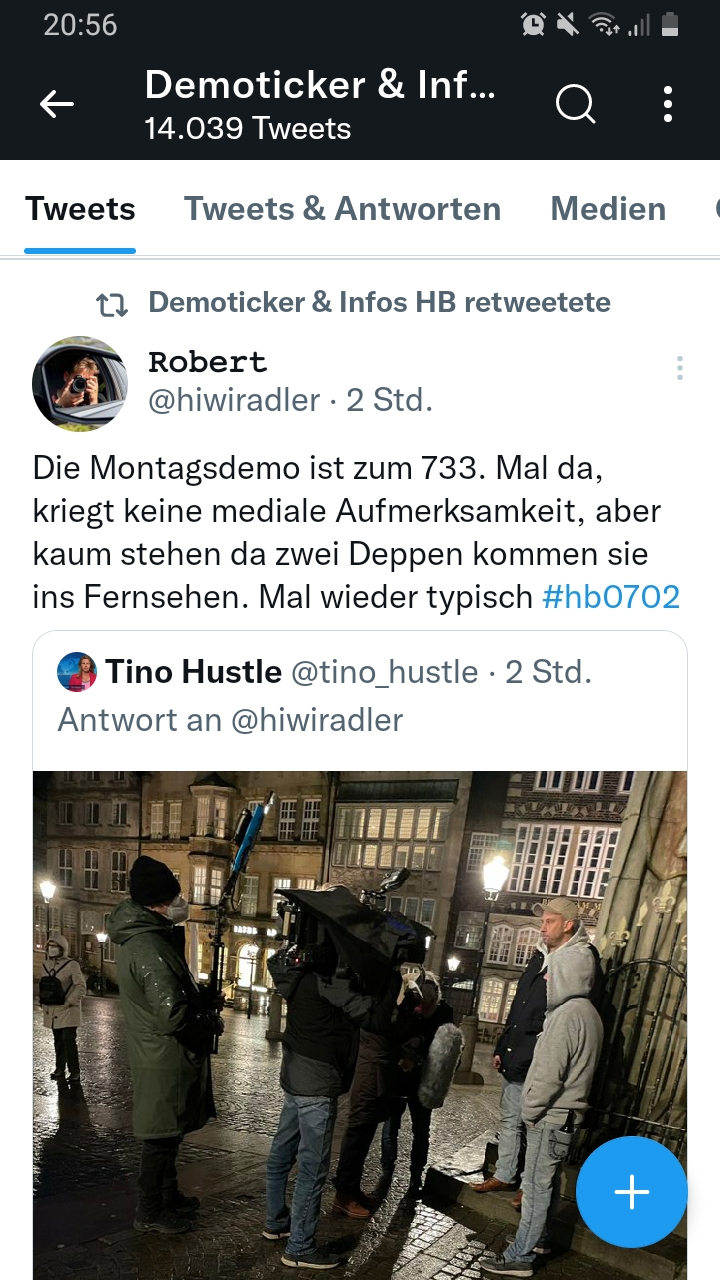 'Twitter'-Bildschirmfoto