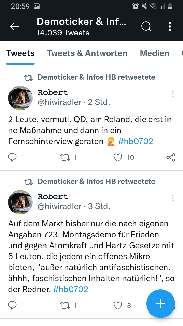 'Twitter'-Bildschirmfoto