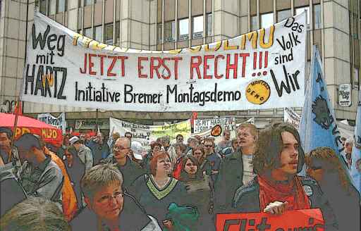 Montagsdemo Bremen in Gelsenkirchen